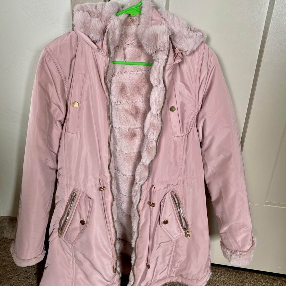 Pink Furry jacket
